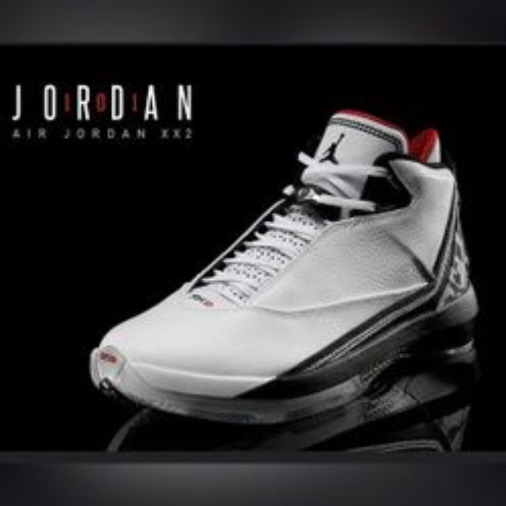 Nike Air Jordan XX2 22 White / Varsity Red / Black Men's Size 12